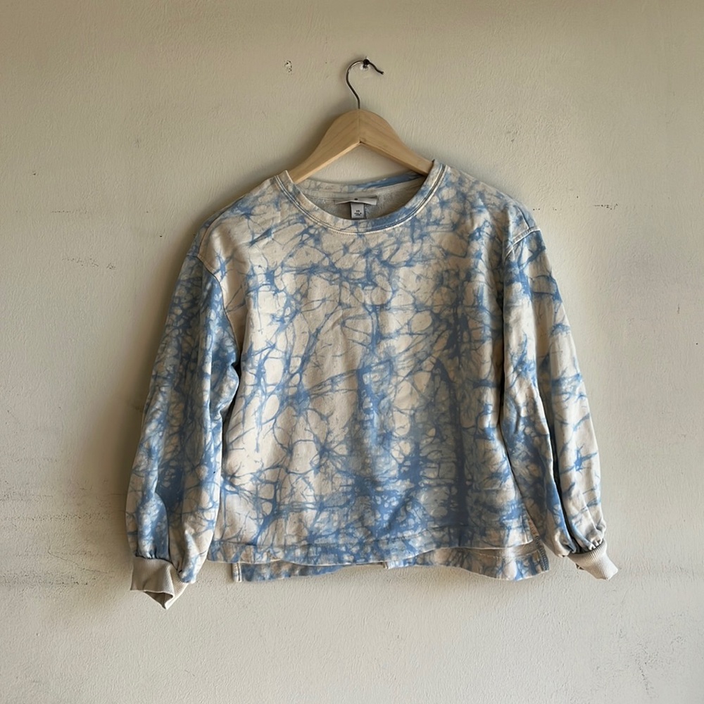 Rachel Comey x Target Marble Print High-Low Sweatshirt sz XS